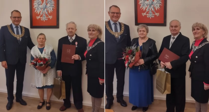 60 lat po ślubie. Mieszkańców gminy Warlubie uhonorowano medalami