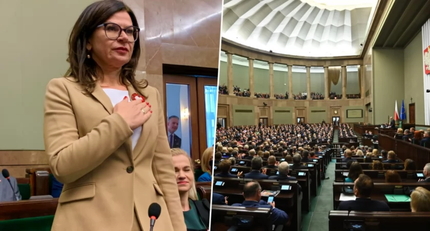 Iwona Karolewska złożyła ślubowanie. Jak głosowała na pierwszym posiedzeniu?