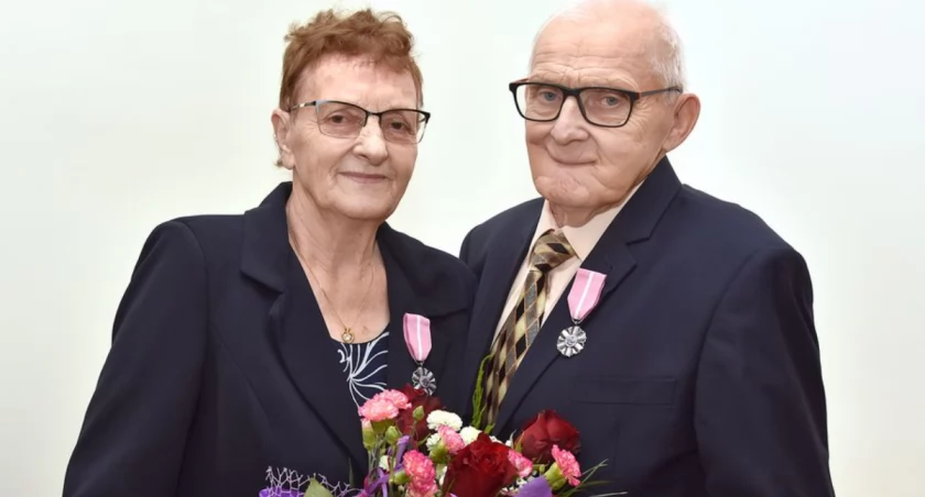 Państwo Danuta i Zdzisław Krakowscy obchodzili wyjątkowy jubileusz. Było dużo życzeń i gratulacji