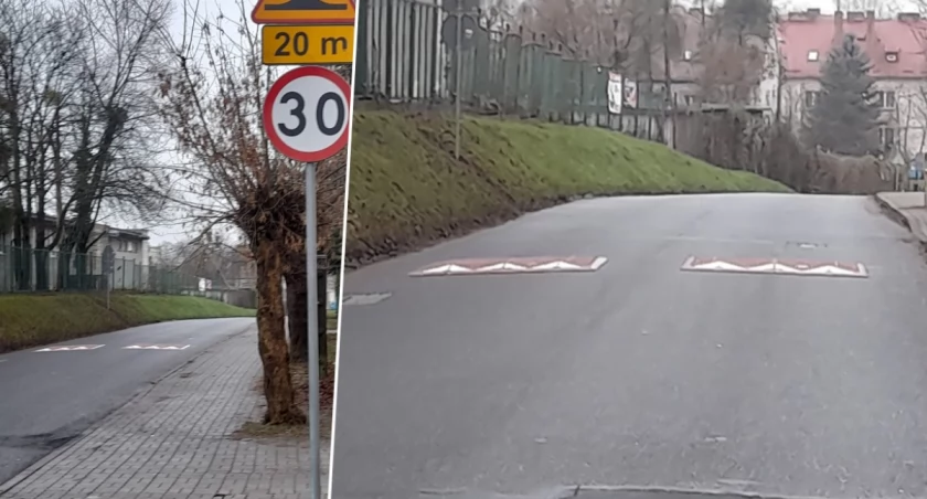 Na ul. Chmielniki pojawiły się progi zwalniające. Tuż przy szkole podstawowej