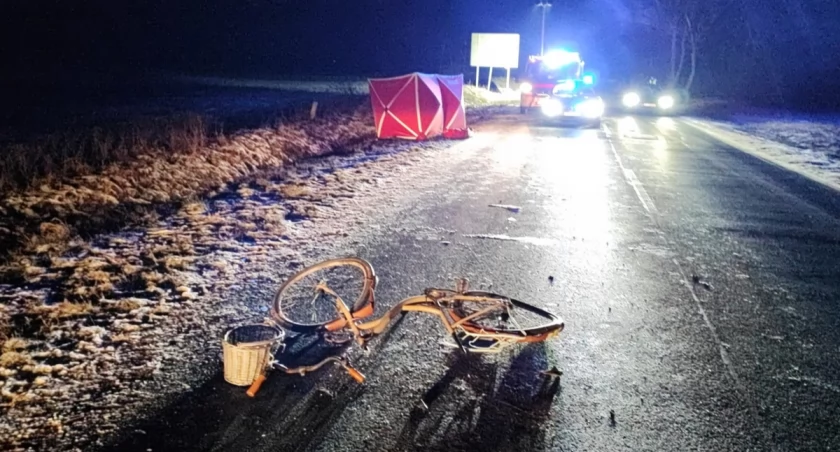 Śmiertelne potrącenie rowerzystki. Do sprawy zatrzymano mężczyznę – był pijany
