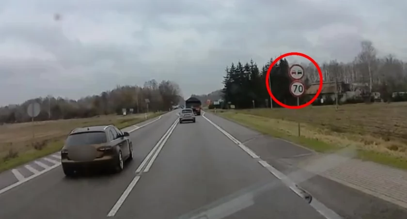 Pirat drogowy namierzony na terenie powiatu świeckiego. Grozi mu do 30 tys. zł grzywny [WIDEO]