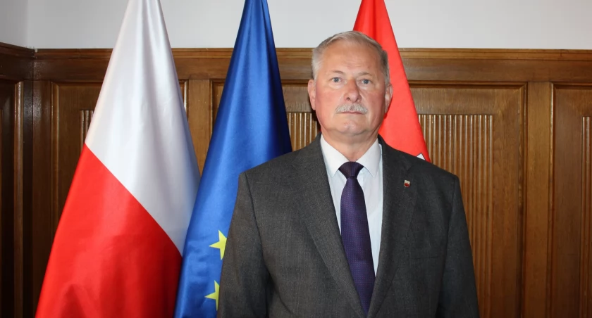 Burmistrz Nowego Czesław Woliński. - Kolejne pięć lat będzie czasem wytężonej pracy 