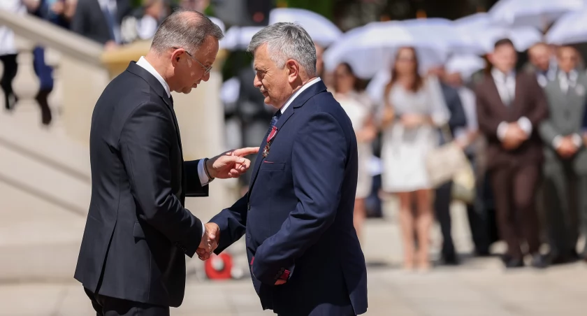 Wójt Świekatowa otrzymał złoty krzyż zasługi. Odznaczenie wręczył prezydent Polski 