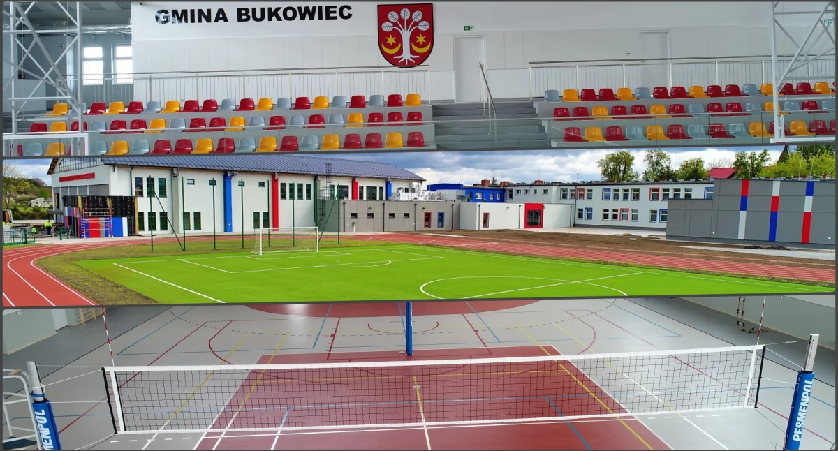 Zajęcia sportowe w hali widowiskowo-sportowej w Bukowcu