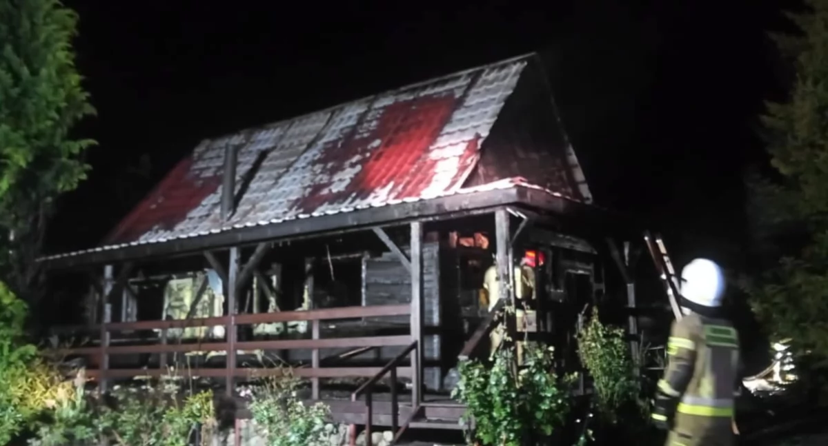 Pożar domu w gminie Świekatowo. Trudna akcja straży