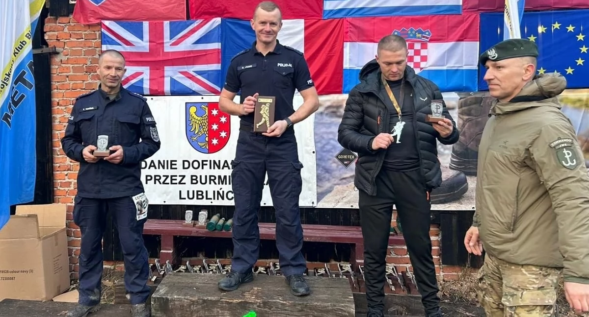 Bieg Komandosa 2024. Dawid Janus z KPP Świecie najlepszy wśród policjantów