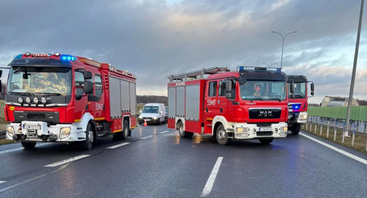Dwa bardzo poważne wypadki w powiecie świeckim. Były osoby poszkodowane