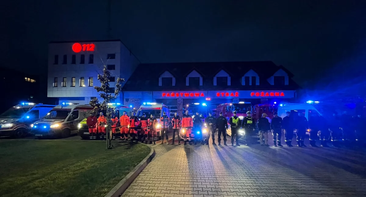Tragiczna śmierć ratownika. Służby z powiatu świeckiego oddały hołd