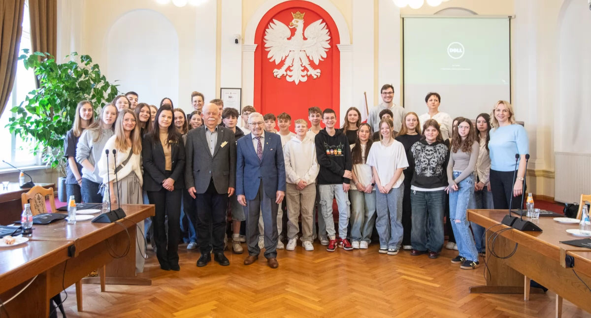 Wymiana polsko-niemiecka. Uczestnicy gościli w Urzędzie Miejskim w Świeciu