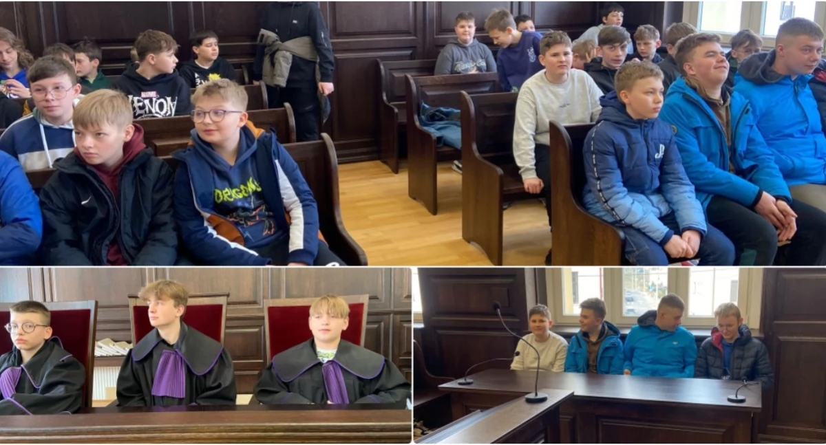 Tym razem w sądowej sali zasiedli uczniowie. Wzięli udział w prelekcji