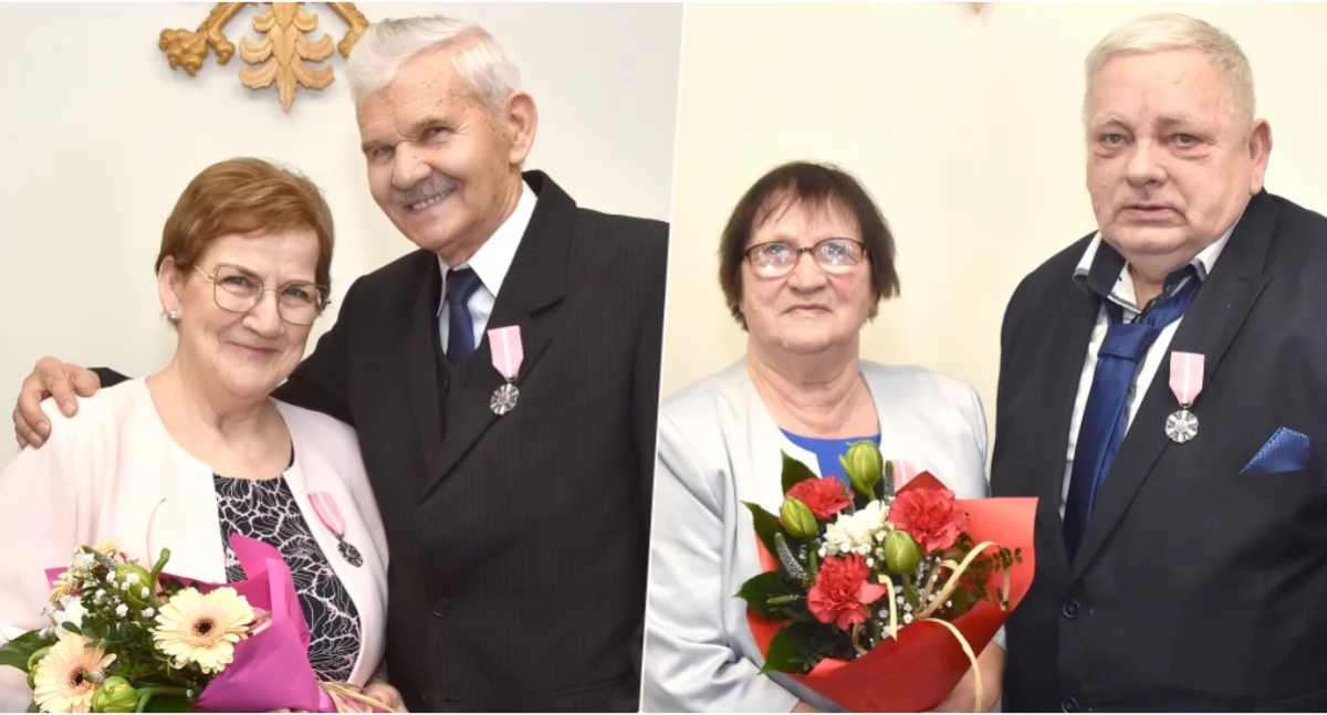 Złote Gody par z gminy Jeżewo. Były życzenia, gratulacje i medale [ZDJĘCIA]
