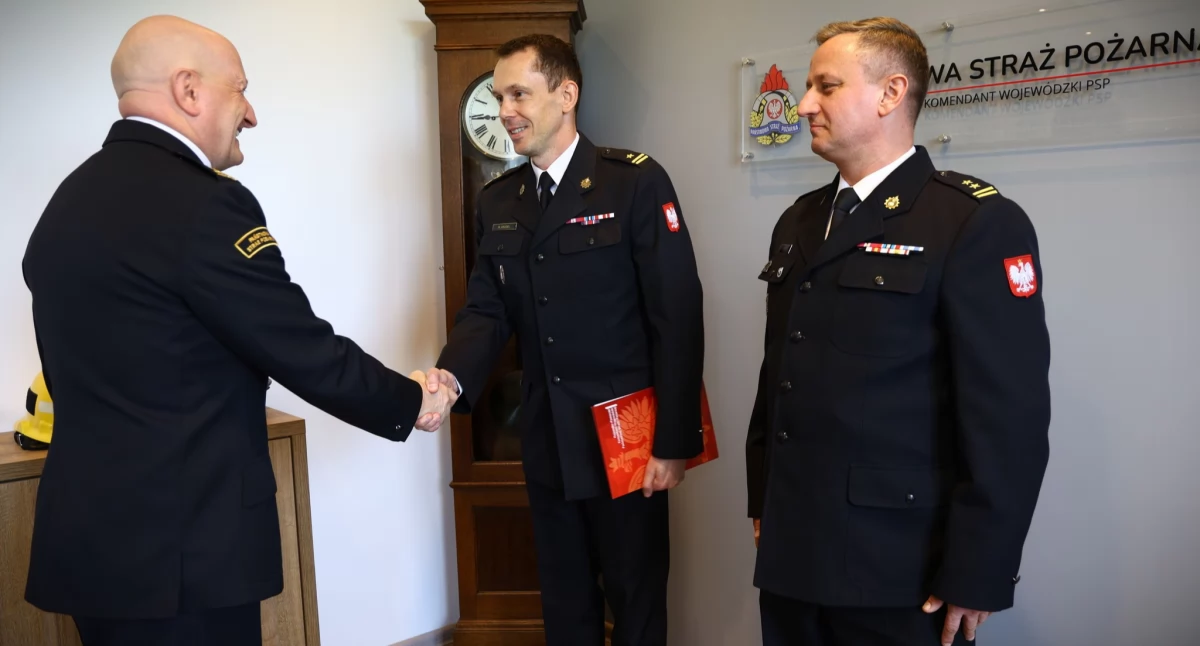 Zmiany w KP PSP w Świeciu. Jest nowy zastępca komendanta
