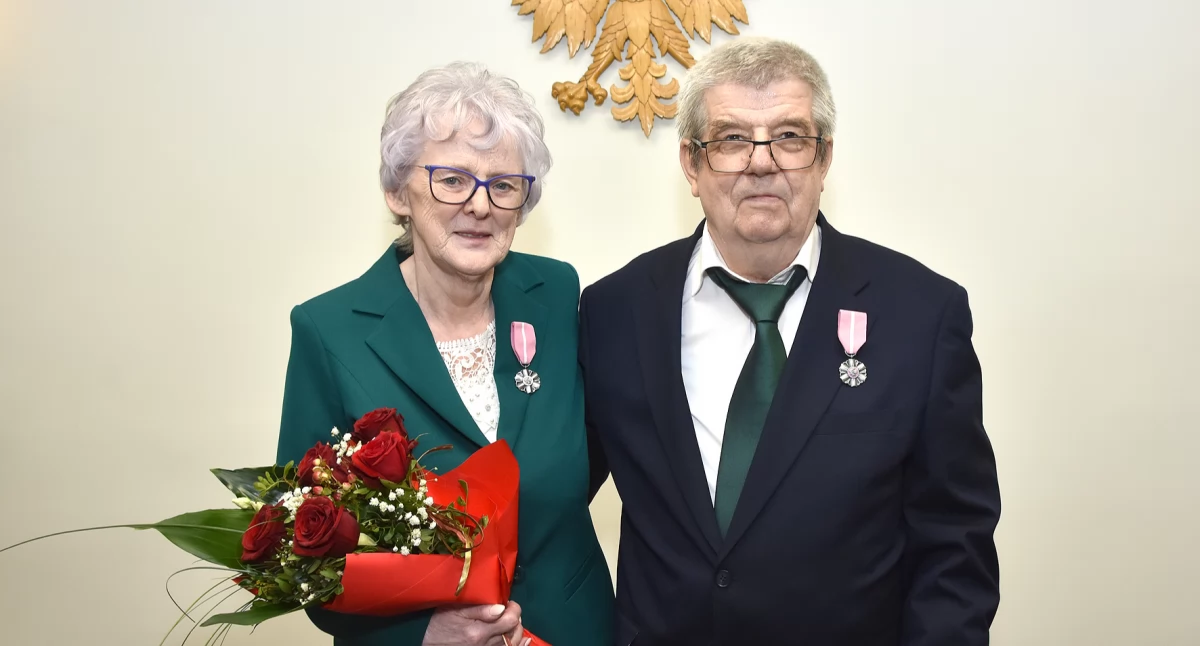 Państwo Krystyna i Bogdan Imianowscy obchodzili jubileusz 50-lecia pożycia małżeńskiego. Zostały wręczone medale