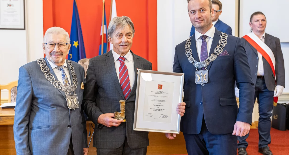 Tadeusz Pogoda honorowym obywatelem Gminy Świecie. Za nami uroczysta sesja