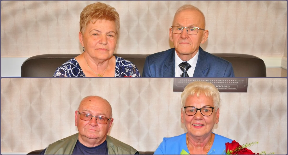 Związani węzłem małżeńskim od 50 lat. Dwie pary świętowały piękny jubileusz