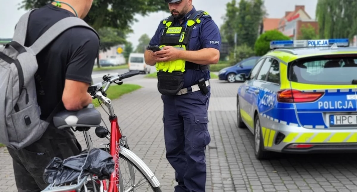 Wzmożone kontrole w ramach akcji „Bezpieczny rowerzysta”. Szereg wykroczeń 
