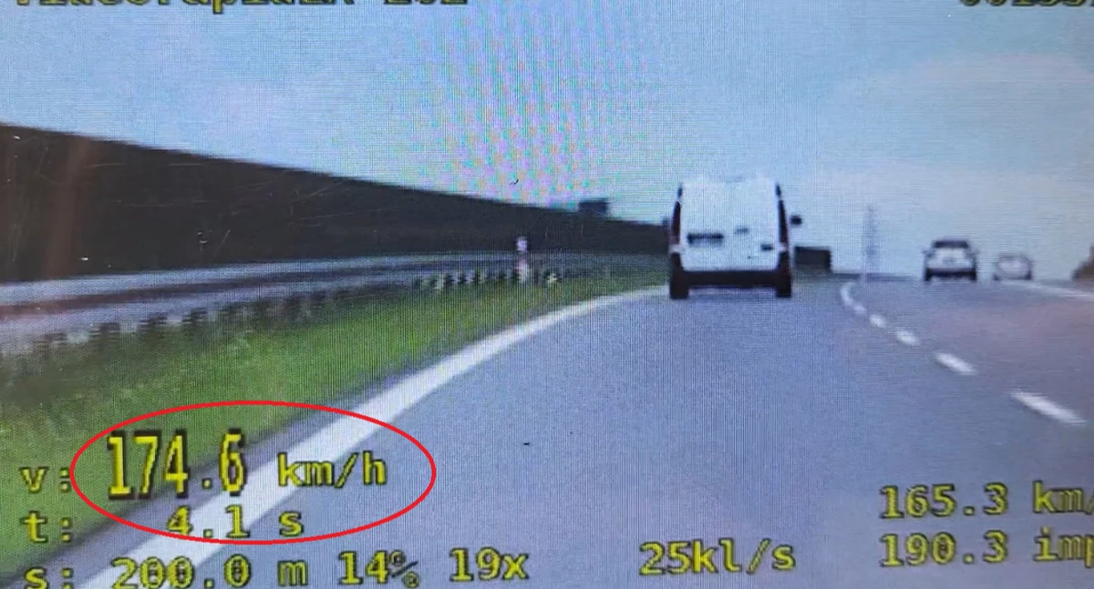 Pędził z niemowlakiem drogą S5. Został słono ukarany