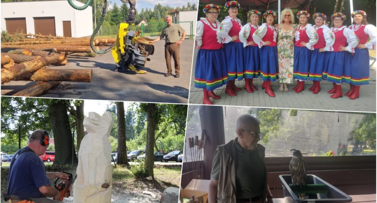 Leśnicy pokazali jak wygląda ich praca. Przygotowano szereg atrakcji
