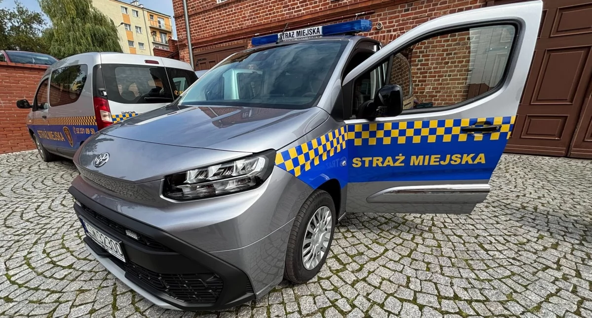 Straż Miejska w Świeciu. Flotę wzbogacił nowy radiowóz
