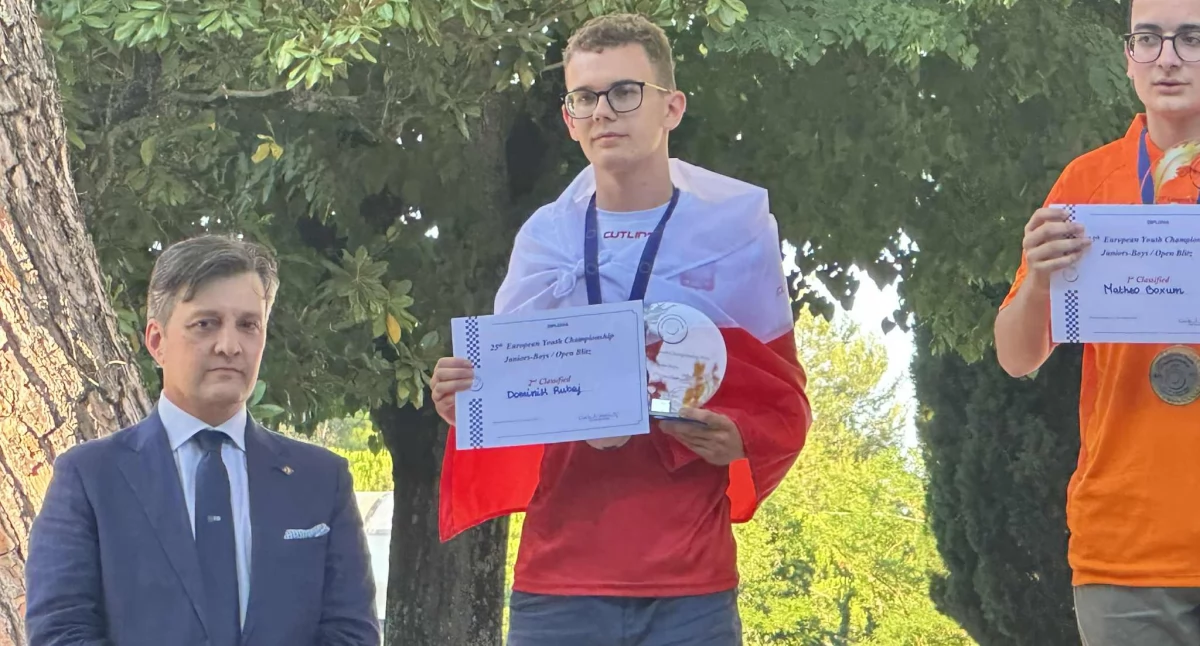 Dominik Rubaj z medalem Mistrzostw Europy Juniorów. Kapitalny występ