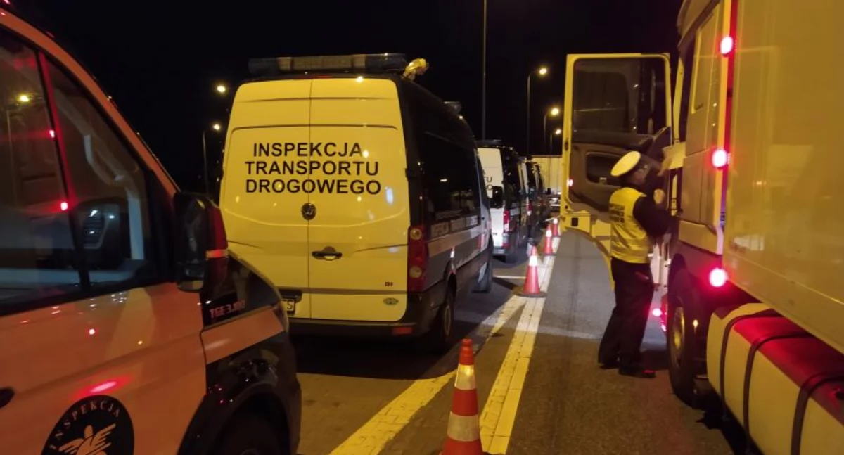 Nocne kontrole ITD. Manipulowano tachografami