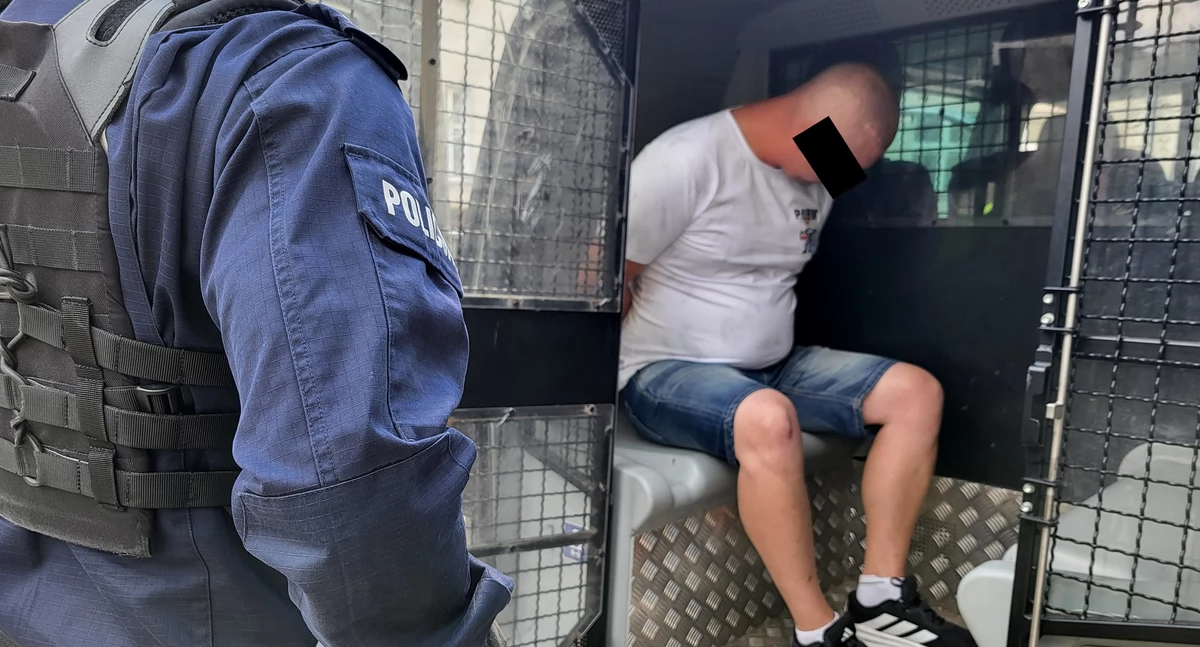 Dalej już nie pojechał. Podróż przerwali mu policjanci