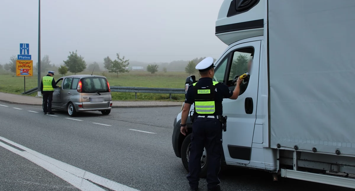 Policjanci prowadzili wzmożone działania w rejonie autostrady. Podano wyniki