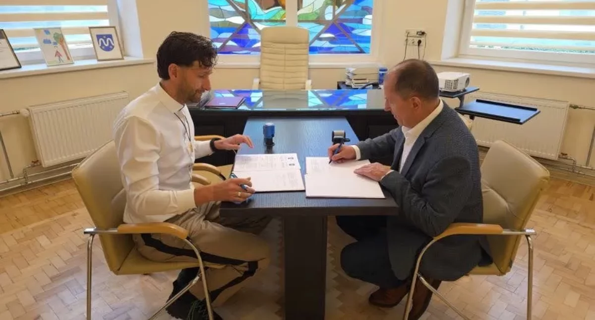 Gmina Osie otwiera się na międzynarodowe relacje. To historyczny moment