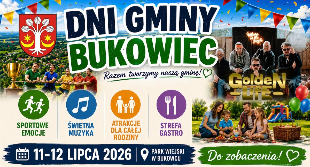 Już 11 i 12 lipca tegoroczne Dni Gminy Bukowiec. Poznajcie program imprezy
