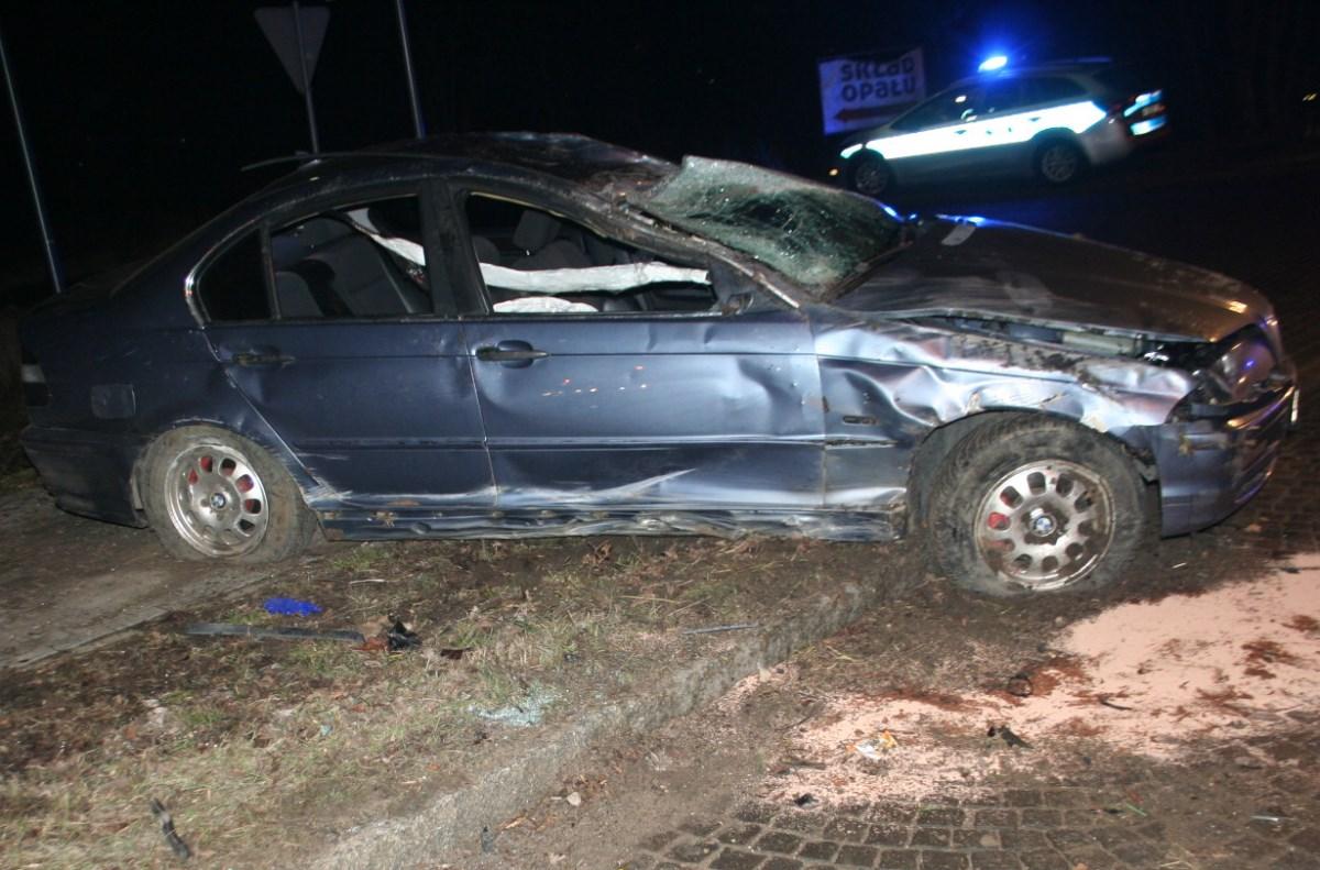 Tak testował auto przed kupnem, że dachował nim na Wojska Polskiego