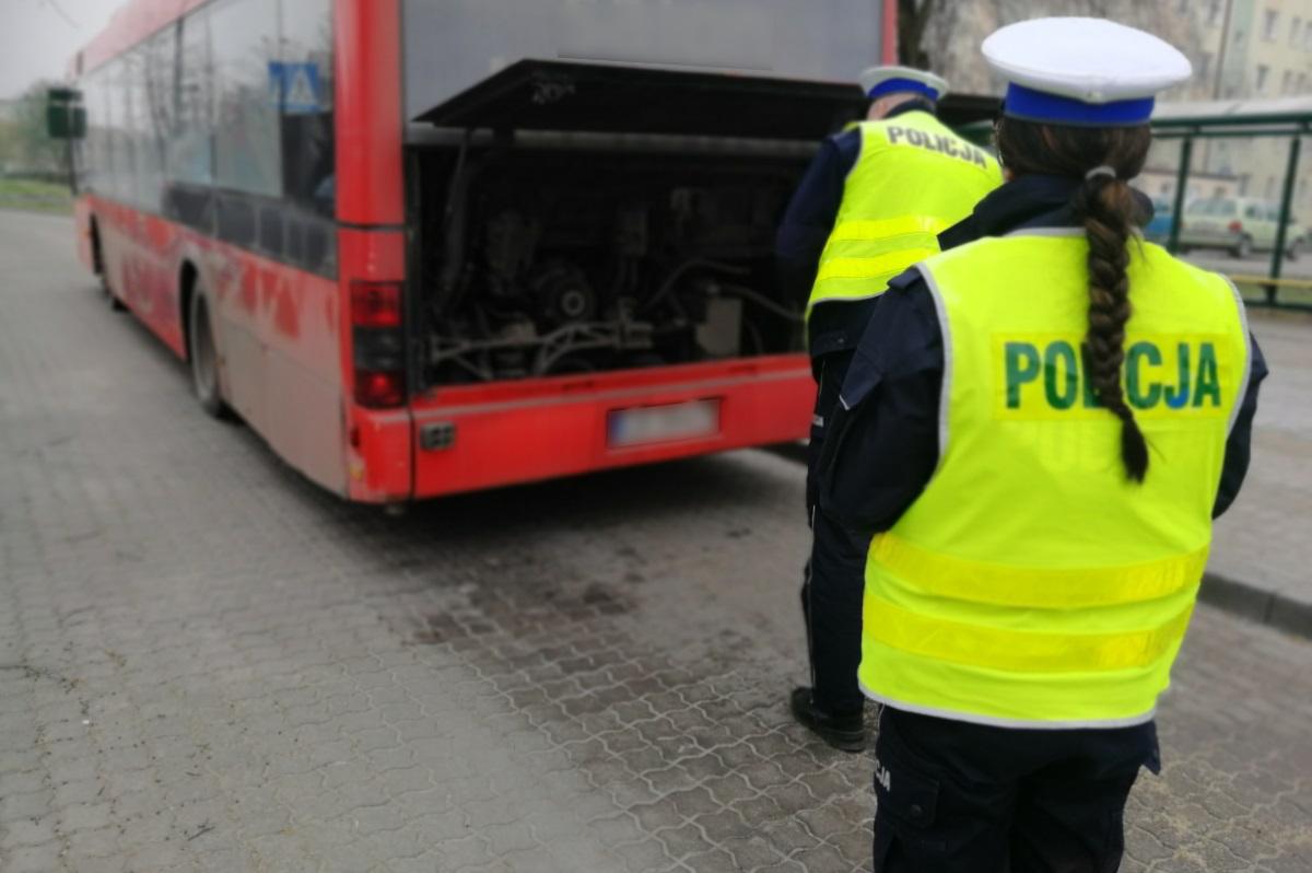 Ten autobus nie mógł pojechać dalej