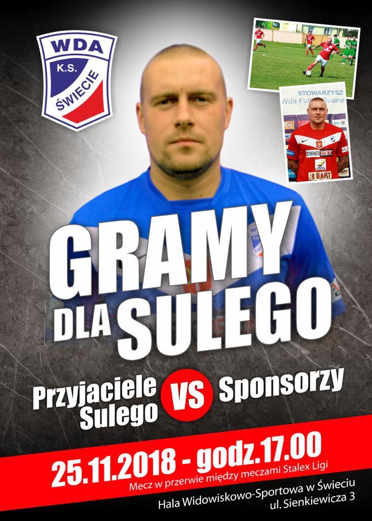Przyjaciele zagrają mecz dla Damiana Sulowskiego