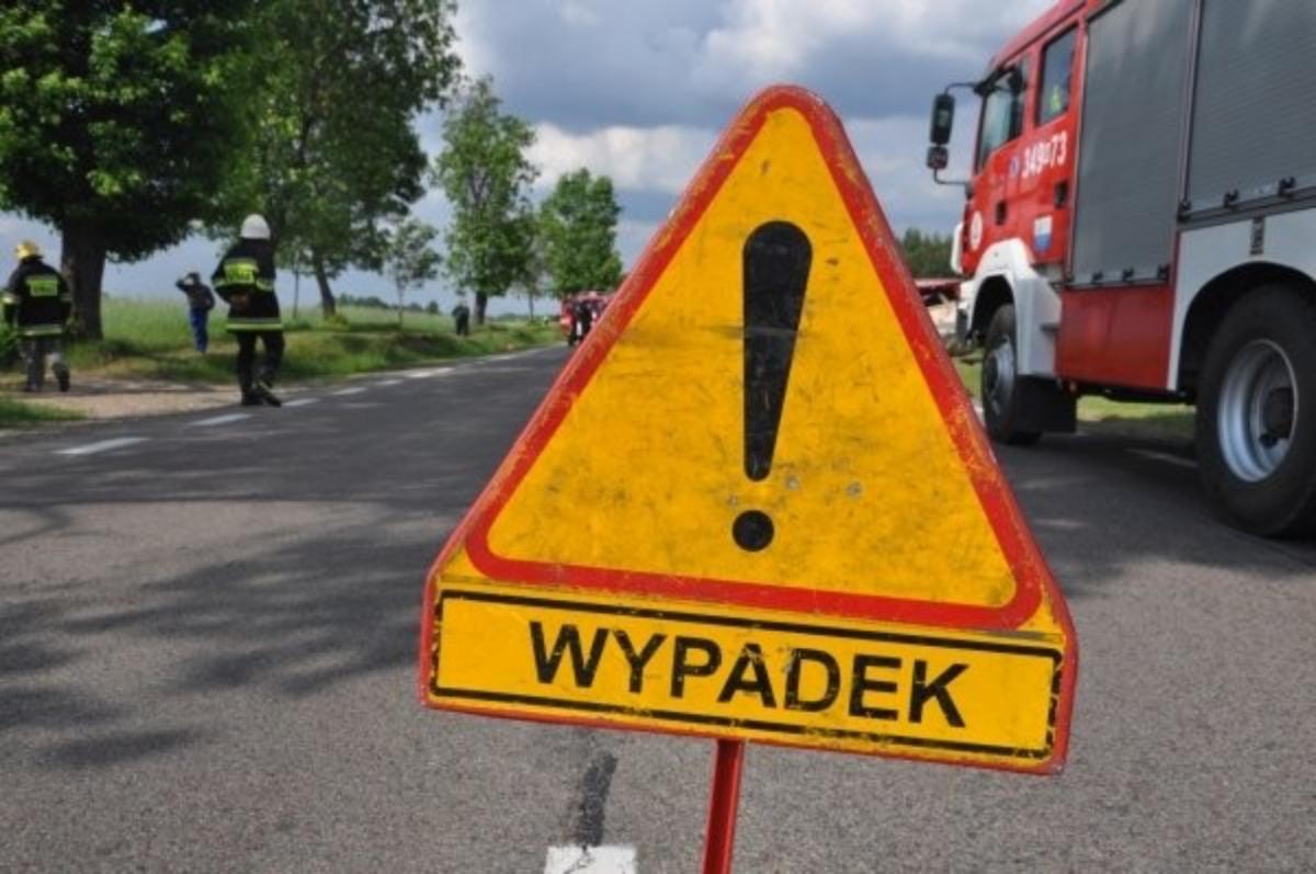 Wypadek na przejeździe kolejowym w Drzycimiu