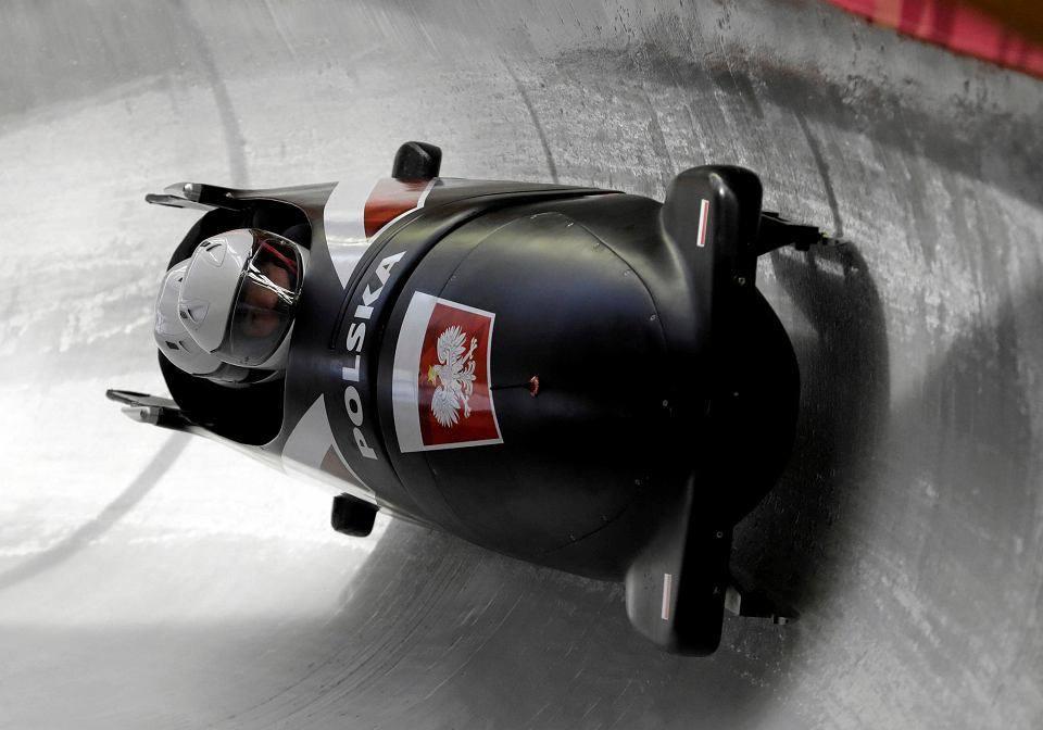 Łukasz Miedzik, nasz człowiek w Pjongczang, walczy w czwórce bobslejowej. Polacy zaczęli bardzo dobrze [WIDEO]