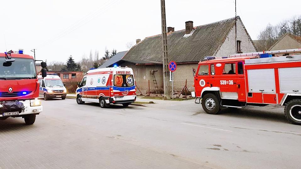Zrobiło się zimno, czad zaatakował. Dwie osoby z ciężkim zatruciem trafiły do szpitala