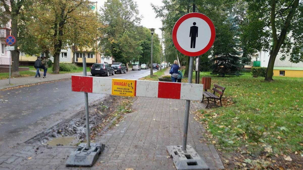Trwa remont ul. Kościuszki. Odcinek między ul. Laskowicką, a Hallera jest nieprzejezdny [KOMUNIKAT]