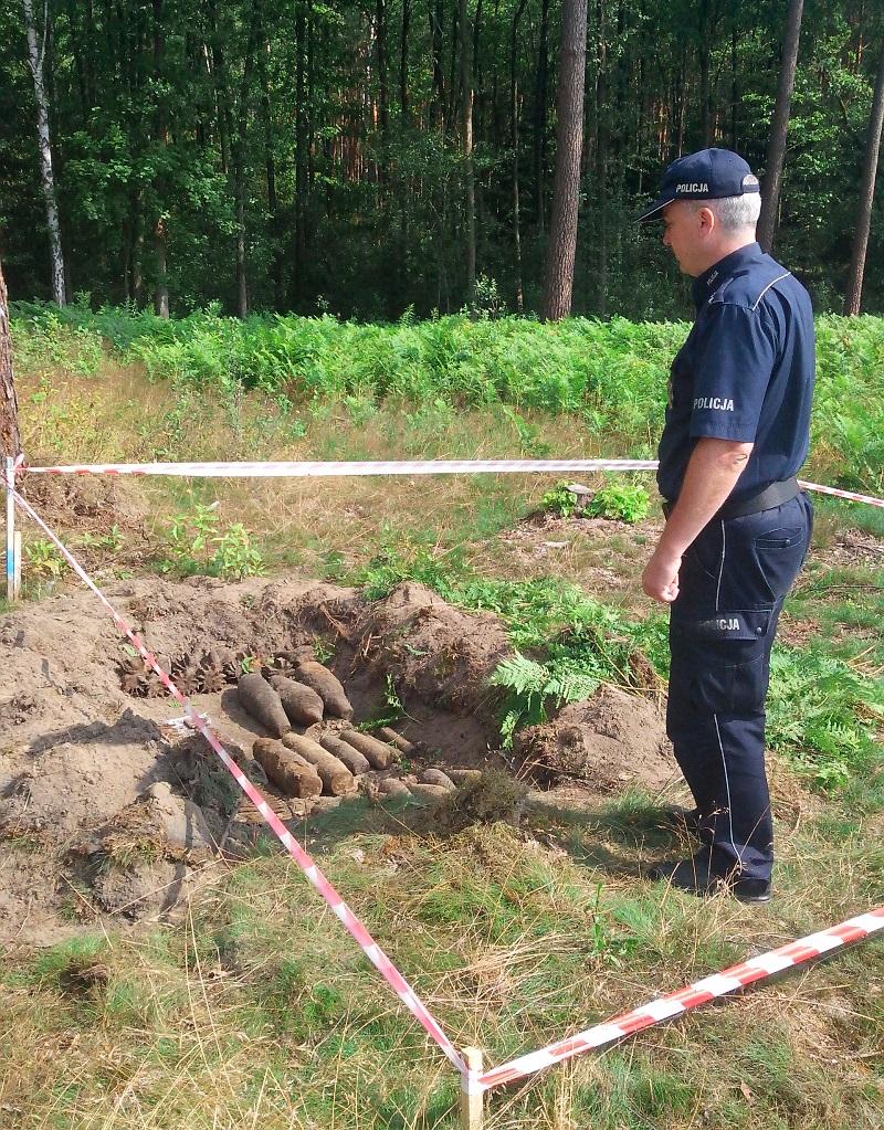 Na drodze przygotowanej pod s5 znaleźli pociski z wojny