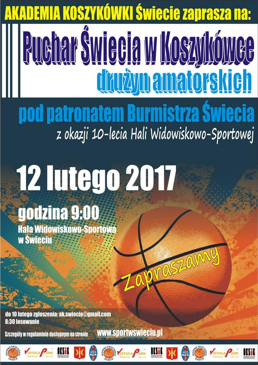 W niedzielę koszykarze zagrają o puchar Świecia