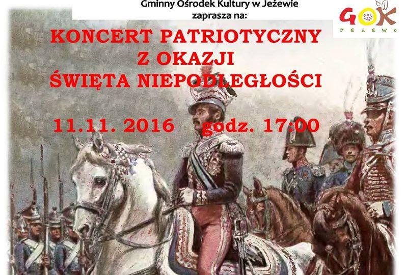 W Dzień Niepodległości w Jeżewie wybrzmią patriotyczne piosenki [ZAPOWIEDŹ]