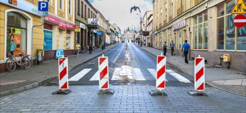 Ulica 10 Lutego w Świeciu nieprzejezdna. Są objazdy