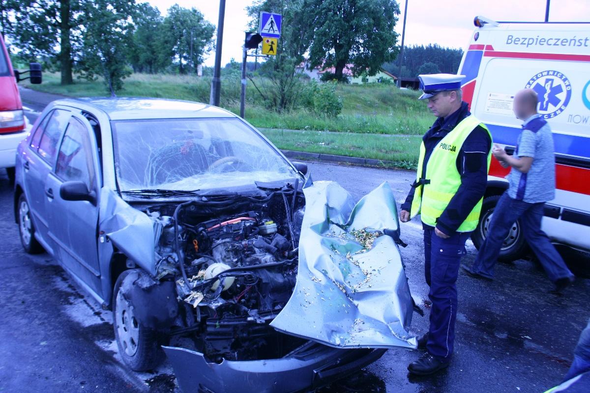 59-letni mieszkaniec gminy Bukowiec w Polskim Konotopie wjechał w ciężarówkę