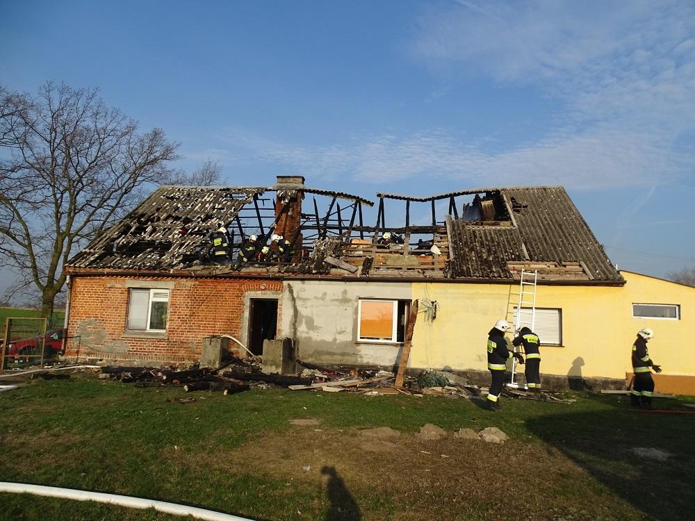 Pożar w Polskich Łąkach. Siedem osób straciło dach nad głową
