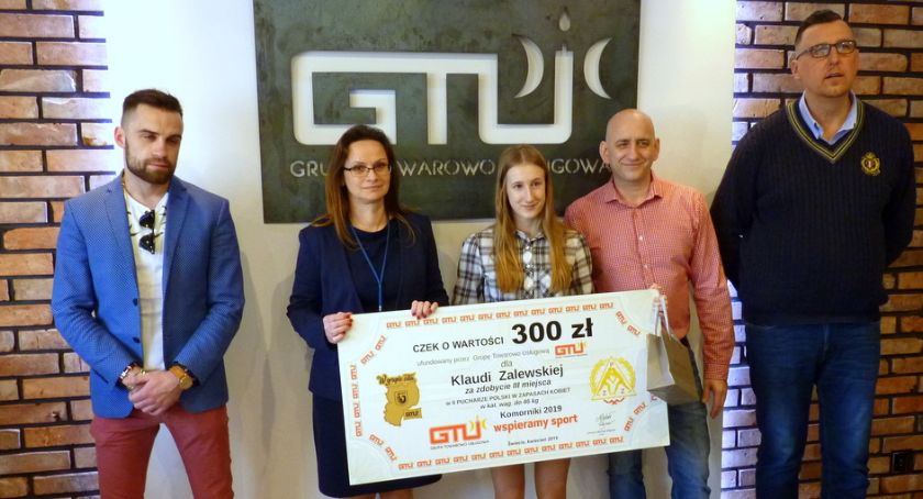 Klaudia Zalewska na podium zawodów Pucharu Polski