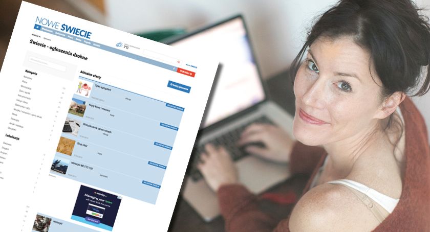Ogłoszenia na nswiecie.pl - dodajesz w internecie, ukazuje się też w gazecie - łatwo, szybko i skutecznie