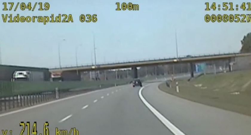 Ponad 210 km/h na autostradzie, publikujemy nagranie z wideorejestratora. Czy kara nie jest zbyt łagodna?