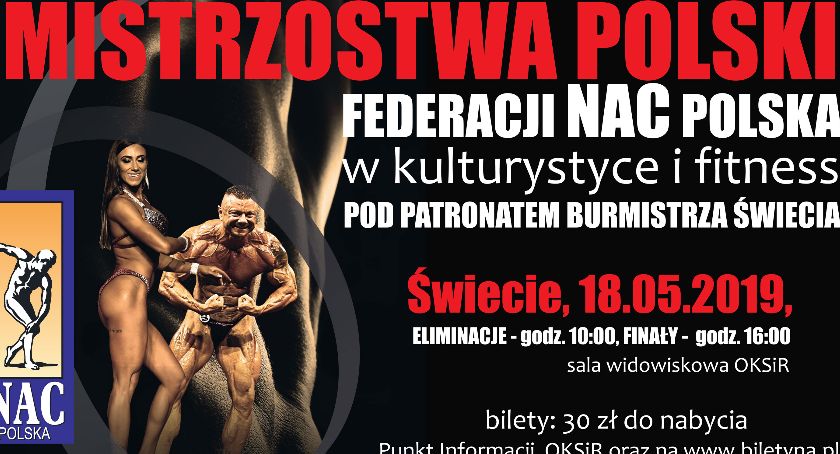 Mistrzostwa Polski w Świeciu. Zobaczymy najlepszych kulturystów w Polsce!