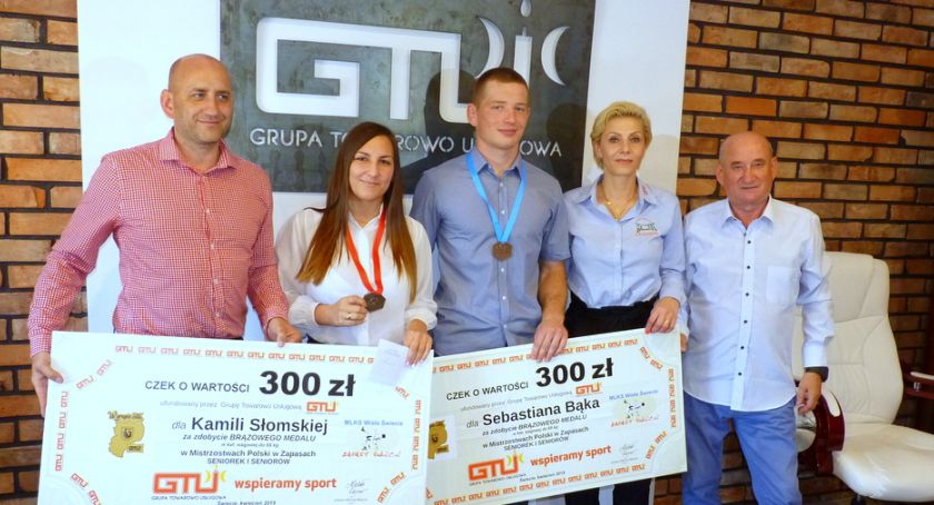 Kamila Słomska i Sebastian Bąk nagrodzeni za brązowe medale mistrzostw Polski [ZDJĘCIA]