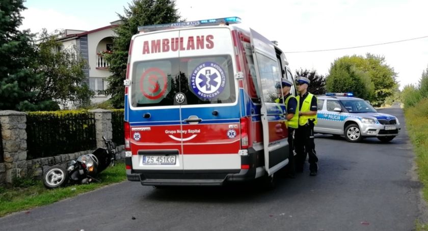Śmiertelny wypadek. Zmarł 64-letni motorowerzysta