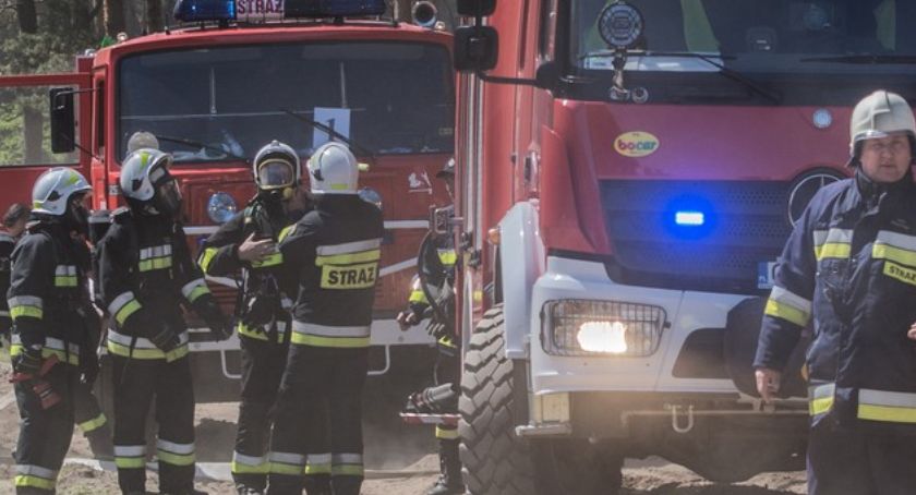 W Morsku palił się budynek. Trzy zastępy jechały do akcji